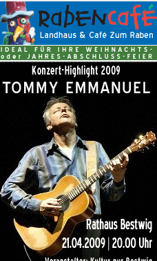 Tommy Emmanuel in Bestwig