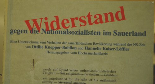 Widerstand gegen die Nationalsozialisten im Sauerland