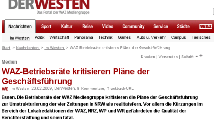 DerWesten goes Journalismus