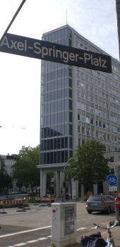Hamburg: Axel-Springer-Platz und Springer-Hochhaus