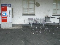 Bahnhof Bestwig: Warten auf den Zug