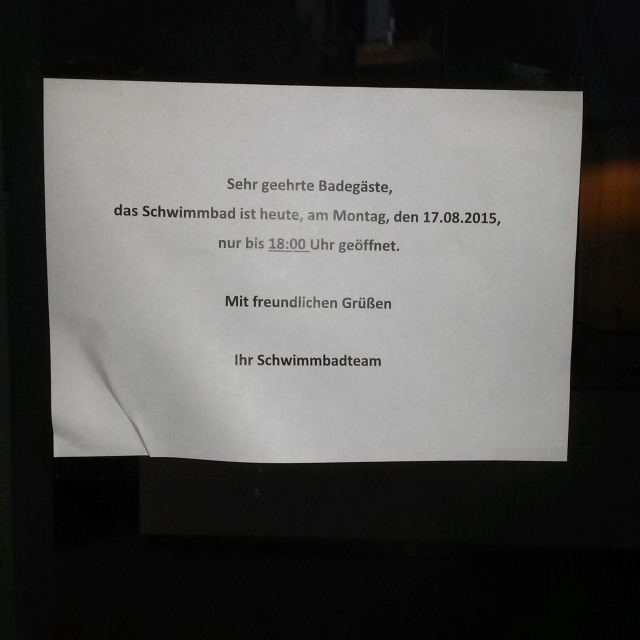 Trotz anderslautender Angaben auf der Website der Stadt Winterberg geschlossen. (foto: zoom)