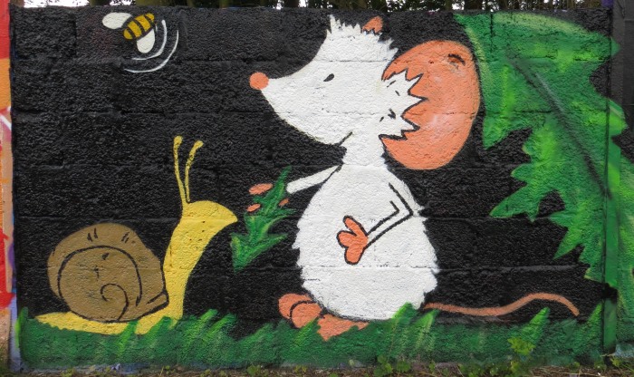 Das war im Sommer. Grafitti in Dortmund. (foto: zoom)