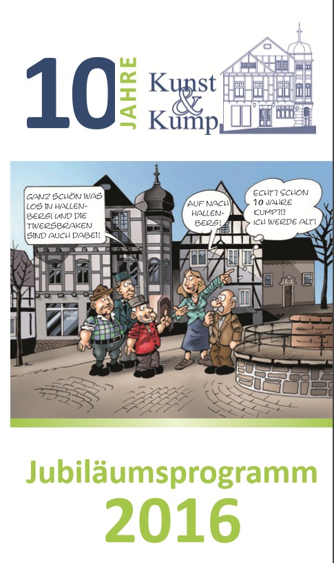 Das Jubiläumsprogramm zum 10. Geburtstag des Infozentrums Kump in Hallenberg ist raus. (screenshot flyer)